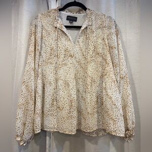 Premise patterned blouse
